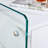 Double-Drawer Bedside Table.The Board Surface Is MDF With White Grain Sticker, And Both Sides Are Tempered Glass. The Design Is Simple And Elegant, With Excellent Storage Functions.W1512P285050