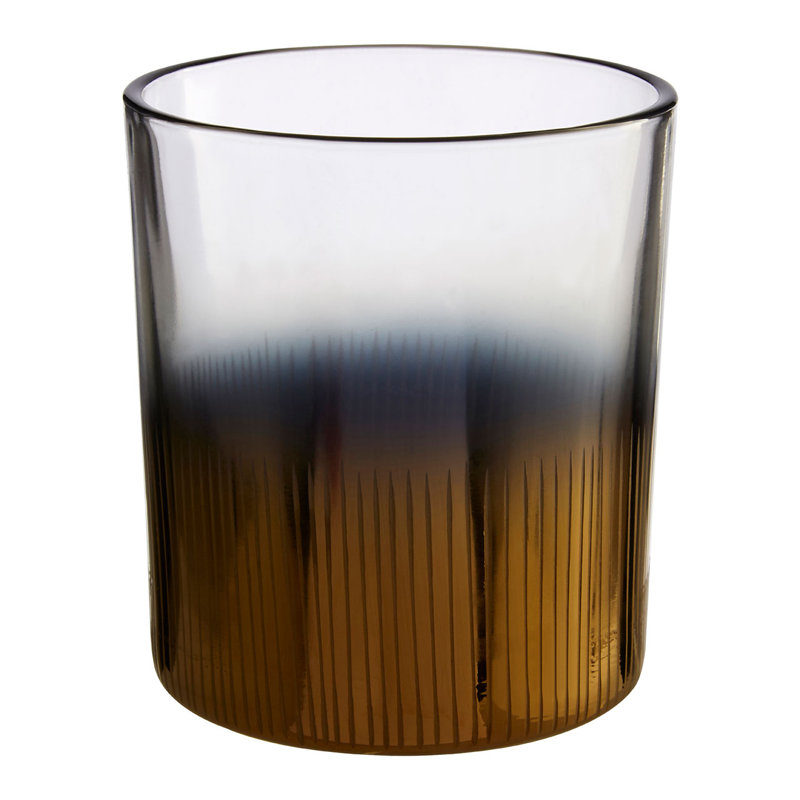 Glass Wall Tealight Holder, Gold