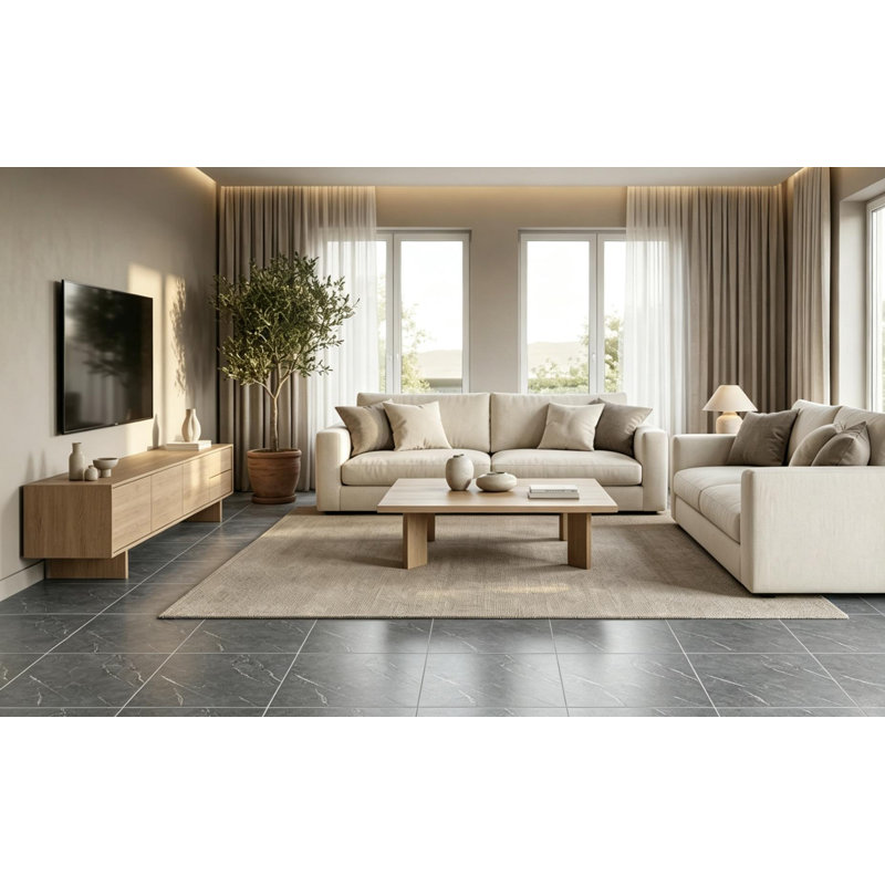 Reovatile 0.06 mm Thick 18 " W x 18 " L Vinyl tile