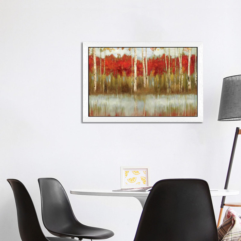 The Edge 1 Piece Wall Art on Canvas, 101.6 cm H x 66.04 cm W, White Floater Framed