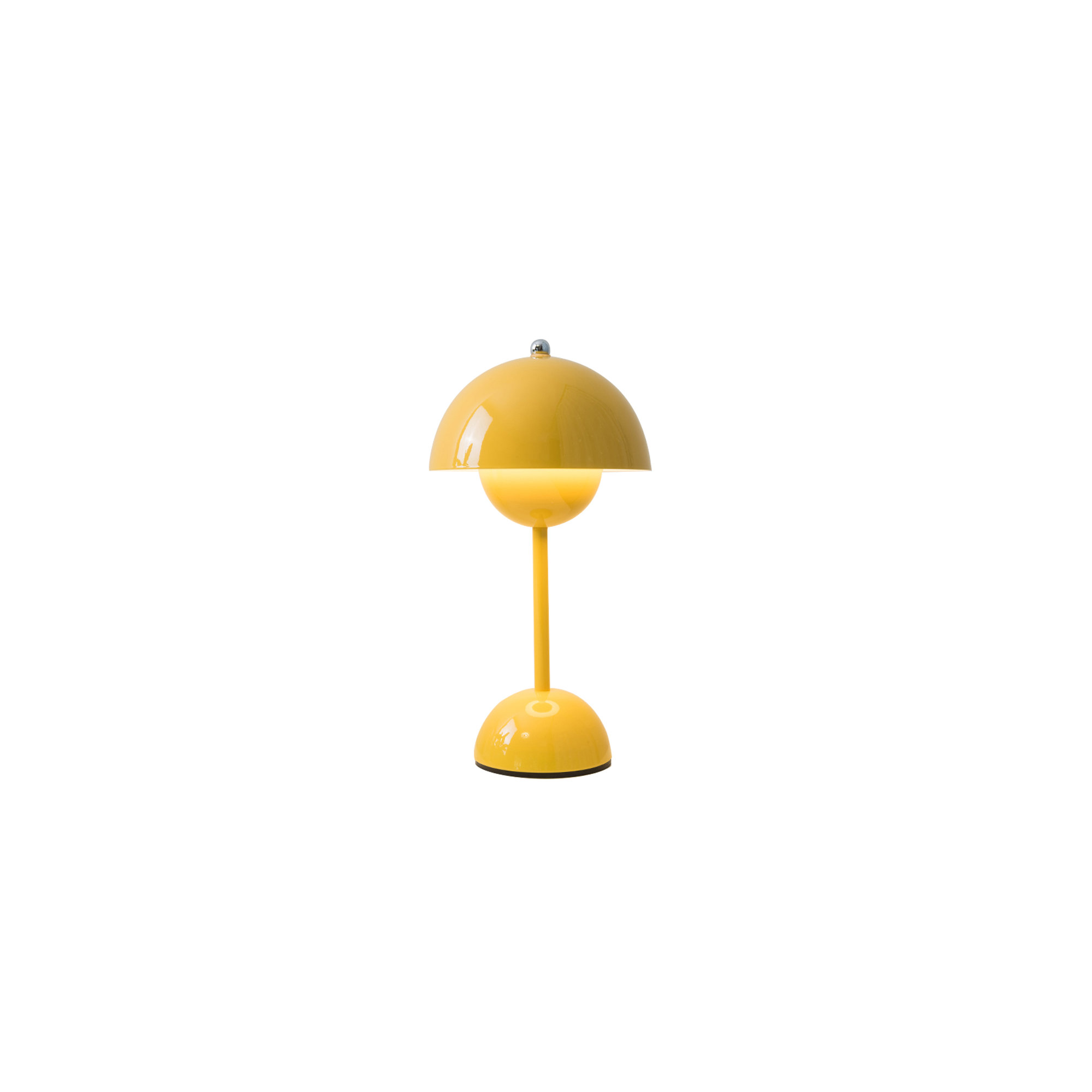 Brunilde Adjustable Metal Table Lamp, Yellow, Yellow