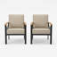 Ensemble de 2 chaises d'extérieur avec coussins-1653311949