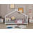 Aby House Platform Bed with Headboard and Footboard,Roof Design-593062542-537757911
