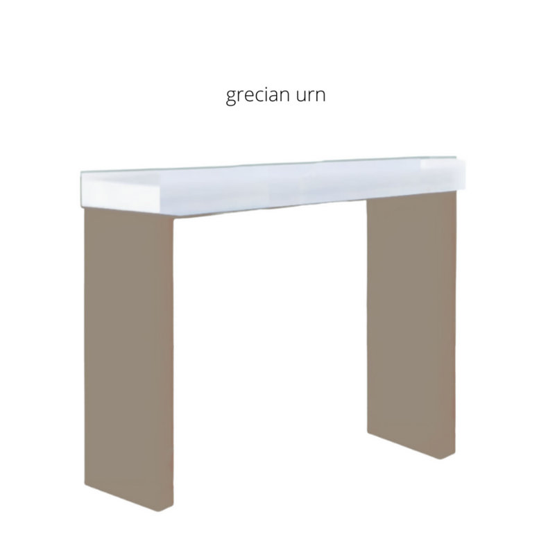 Console de 38 po, Brun clair