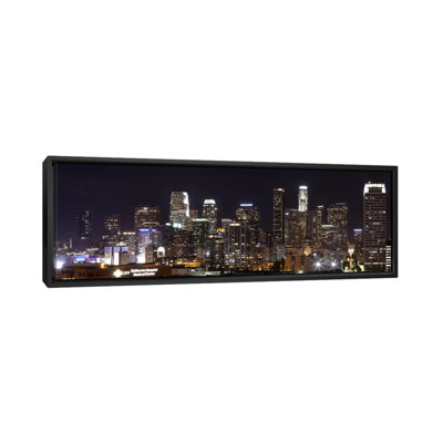 " Buildings Lit Up At Night, Los Angeles, California, USA 2011 " by Panoramic Images