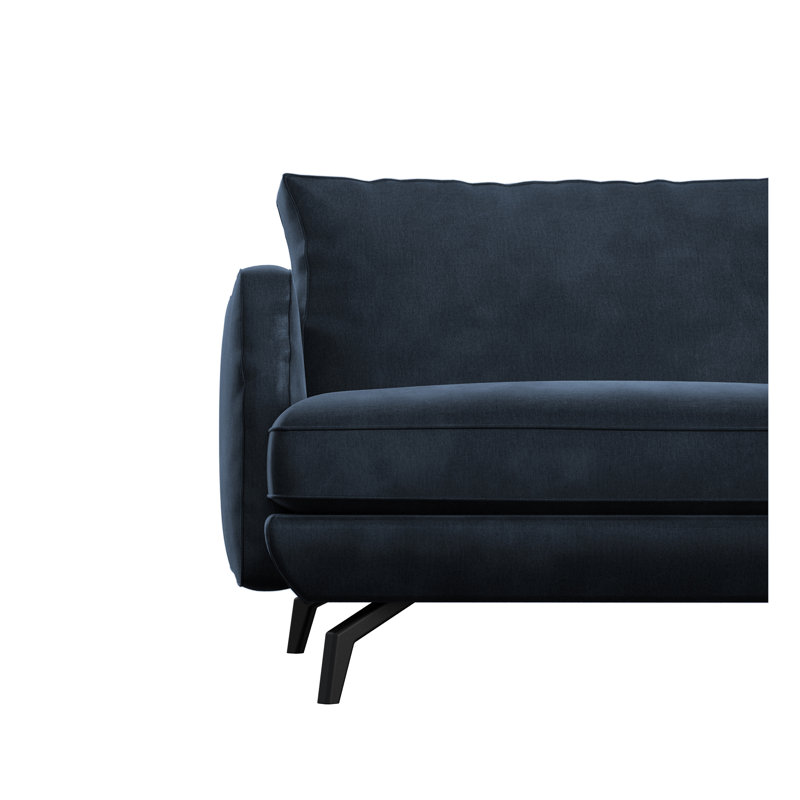 Unic Velvet Armchair, Midnight Blue