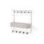 Estique 10 - Hook Steel Coat Rack