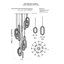 Lustre en acier inoxydable à 32 lumières Windfall JEWEL-89097237-89097252-89097250