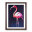 Portrait Of A Flamingo - Single Picture Frame Print-751494696-751494701