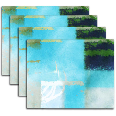 Napperon abstrait en polyester