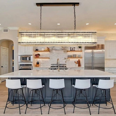 Glass Chandelier (Black)