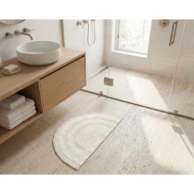 Adiraica 100% Cotton Bath Rug
