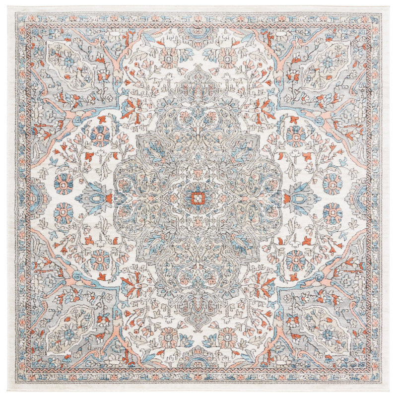 Smithtown 800 Performance Oriental Rug, Square 6'7"