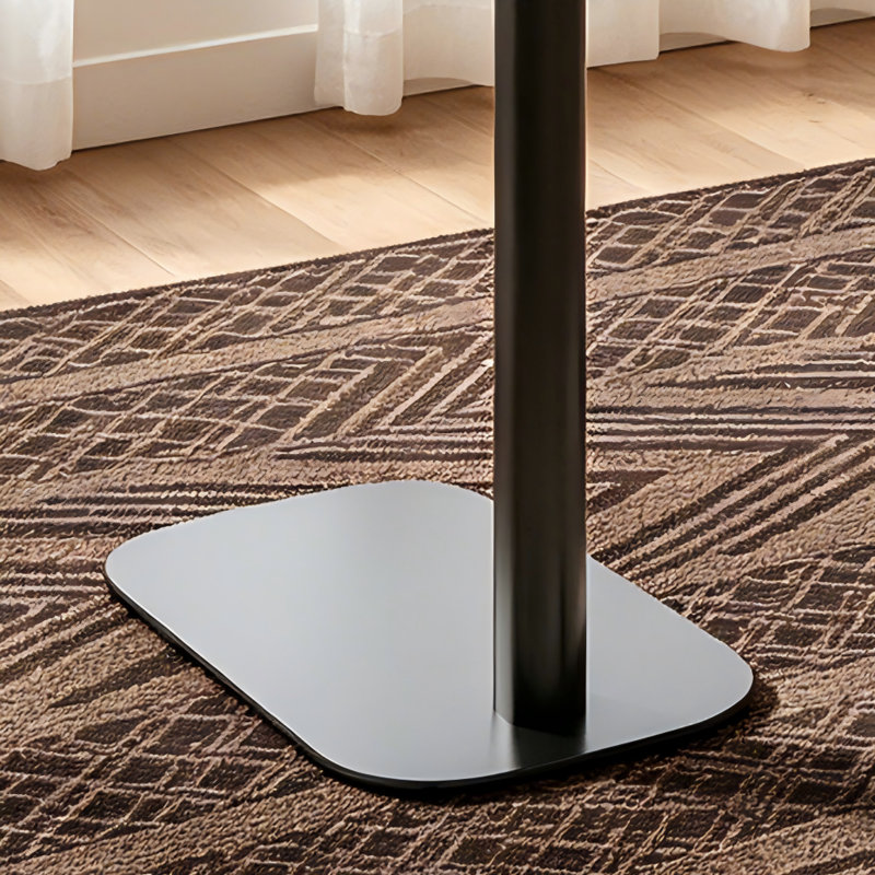 Table d'appoint en forme de C mobile de style champêtre brun, pouvant être utilisée avec des canapés et des lits, une table à roulettes multifonctionnelle pour le rangement, le travail de bureau et regarder la télévision.