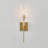 Modern Gold Dimmable Armed Wall Sconces