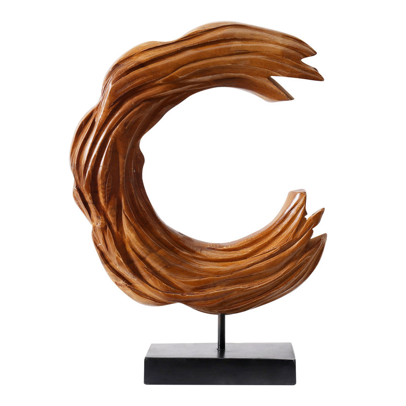 Teak Sculpture Oceanic Decoration