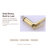Modern Waterfall Single Hole Bathroom Sink Faucet with Wide Blade Spout, Brushed Gold-63414223