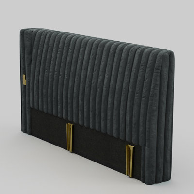 Dark Gray Right Arm of Sofa