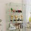 Vitrine à 4 niveaux en verre avec modes DEL dynamiques et verre trempé