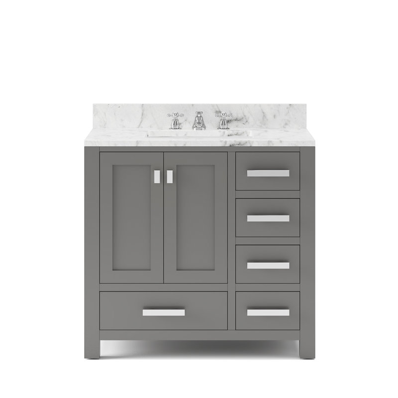 Steve 36'' W Single Vanity, Gray