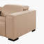 Canapé modulaire en L en cuir véritable 5 pièces faisant face à gauche avec 2 fauteuils inclinables électriques et appuis-tête réglables-133630506