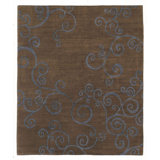 Zephyr Hand Woven Silk and Wool Floral Area Rug