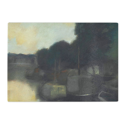 The Canal by Lesser Ury Chopping Board