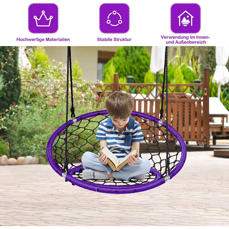 Mueller Freeport Park Swing Set with 1 Swing(s), Purple