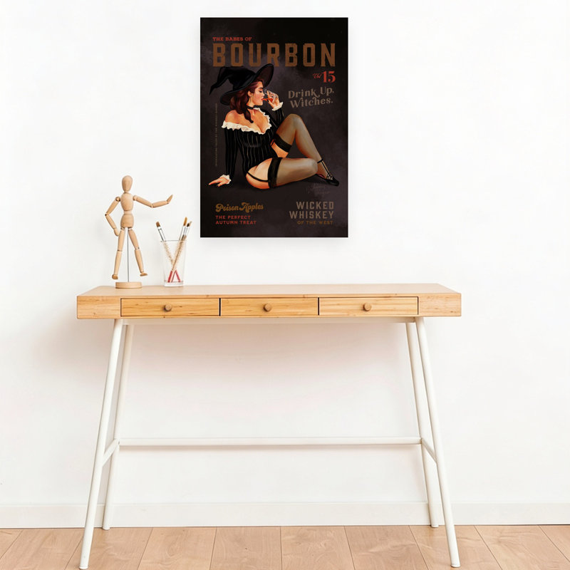 Art mural Babies Of Bourbon, 18" H x 12" W