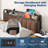 Upholstered Bed Frame with Charging Station and Storage Headboard-204282721-204282729