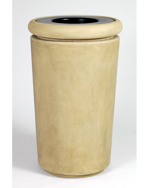 32 Gallons Plastic Open Trash Can