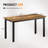 Large Computer Desk, Composite Wood Board, Decent And Steady Home Office Desk/Workstation/Table 54.3Inch Retro Black