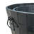 18"D Solid Acacia Wood Planters (Set of 2 - 18"D & 14.5"D) - Black-1315669327