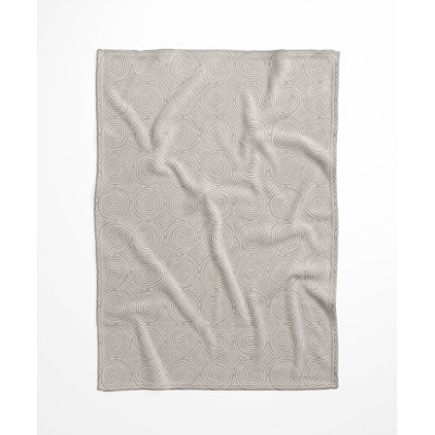Rolling Circles Velveteen Fleece Blanket