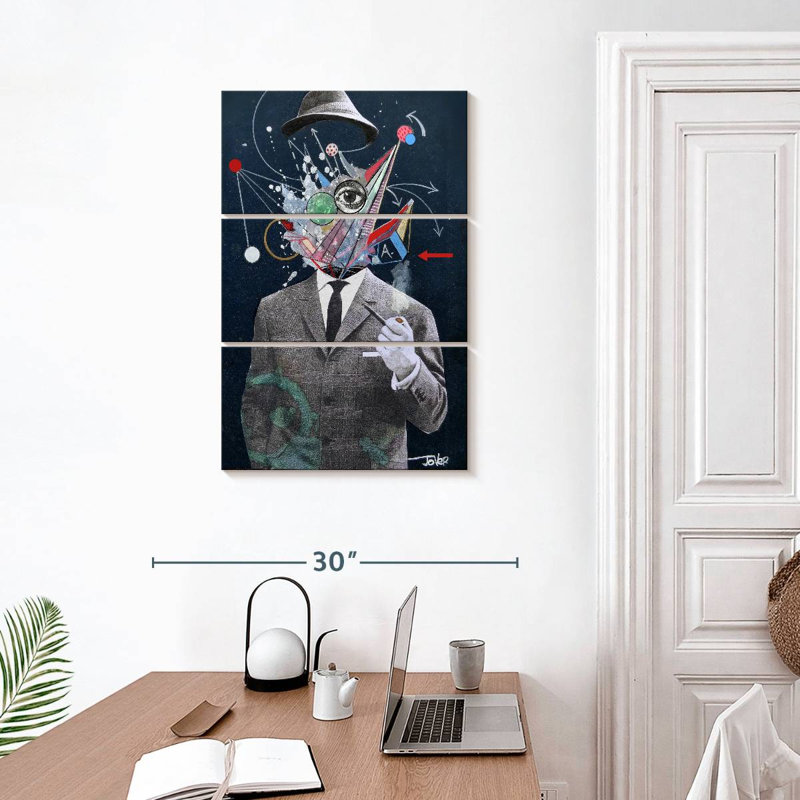Allegorical Man, 32" H x 20" W
