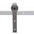 Classic Bronze Steel Double Door Barn Door Hardware Kit Standard Double