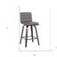 Tabouret de bar pivotant en similicuir 26 po-443570681