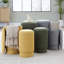 Ensemble de repose-pieds en tissu jaune-1185921651-1185921662