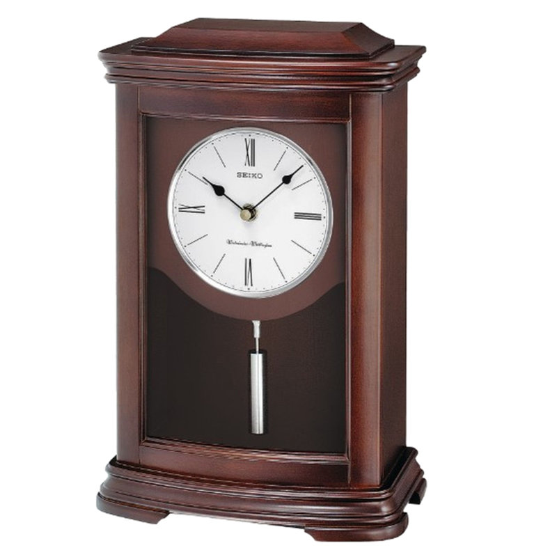 QXQ013BLH Mantel Clock, Brown