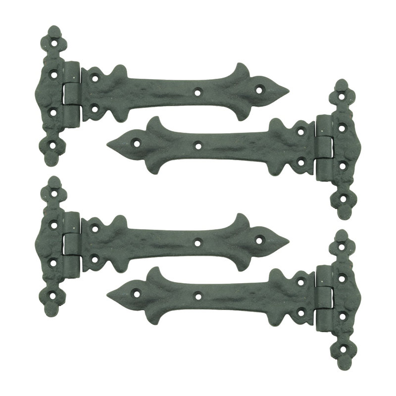 Charnières de porte à sangle H 4 po x l 7 po