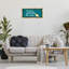 Drôle de chat et de chien, art mural flottant sur toile par Dog Is Good-988678546-988678545