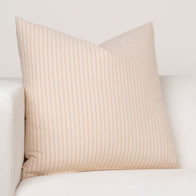 Floridita Striped Cotton Blend Throw Pillow