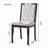 High Back Button Tufted Upholstered Dining Chairs-1410300291