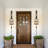 Farmhouse Plug in Wall Sconce Set of 2