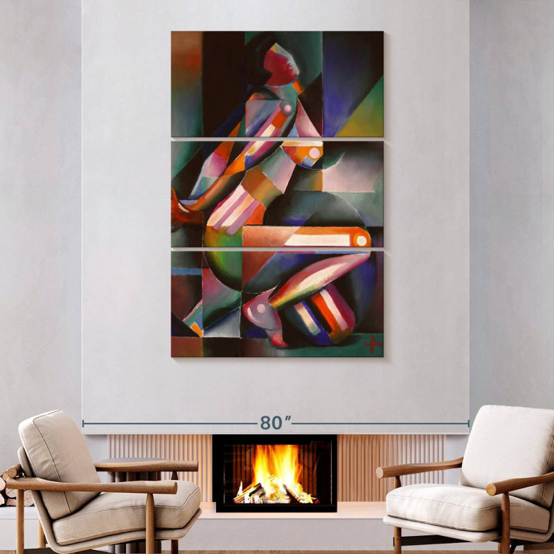 Leisha Roundism VI, 74" H x 48" W