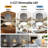 48 In. 4 Solid Blades Indoor Ceiling Fan With Integrated Led And Remote, Flush Mount-127658135-127658130