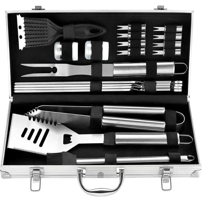 Ensemble d'outils de barbecue robustes