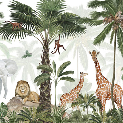 Adhésif mural Jungle Party