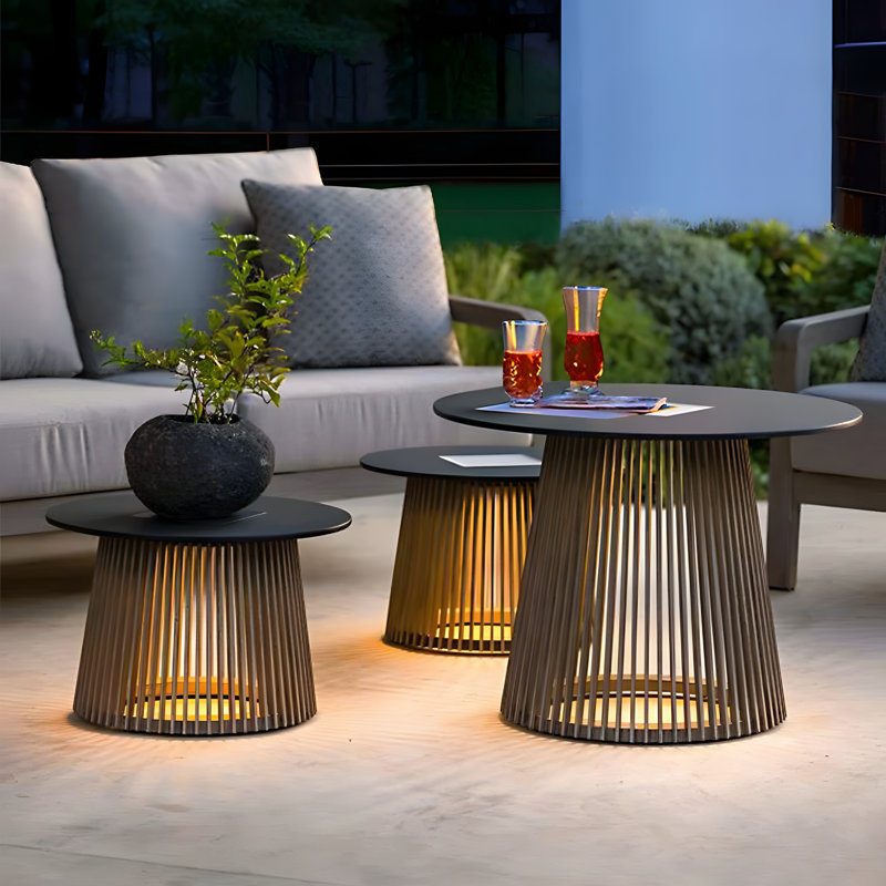 Integrated Led Floor Lamp End Table