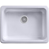 IronTones® 24.25" x 18.75" x 8.25" Top-/Under-Mount Single-Bowl Kitchen Sink